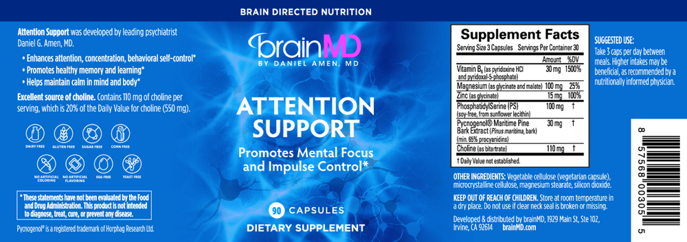 BrainMD Attention Support — view 2
