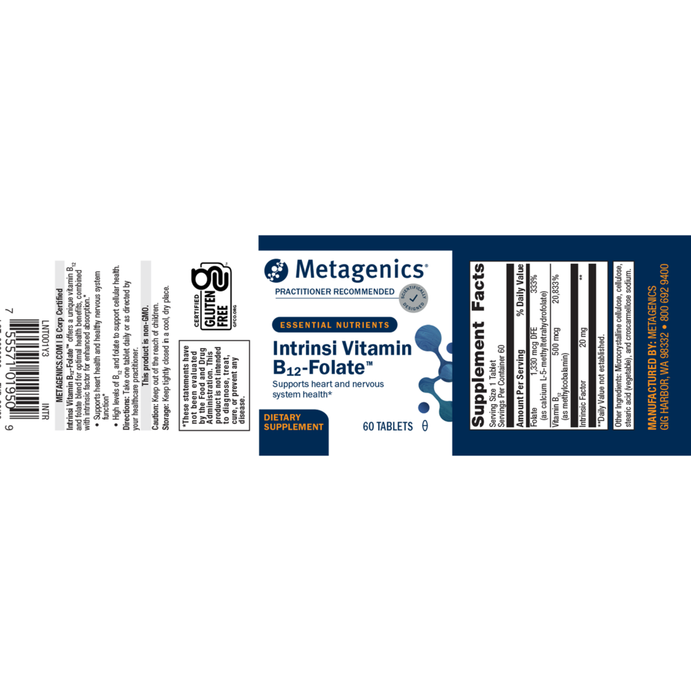 Metagenics Intrinsi B12/Folate™ — view 2