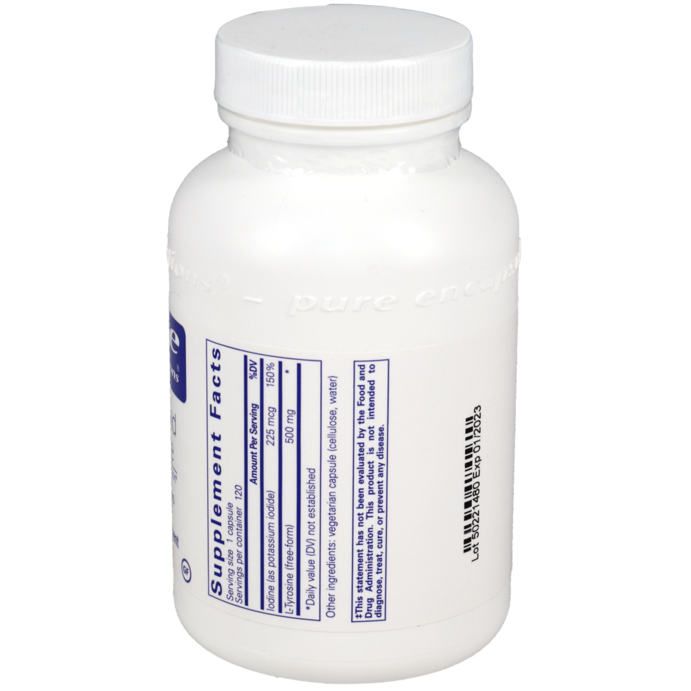 Pure Encapsulations Iodine & Tyrosine — view 2