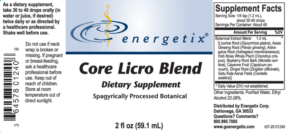 Energetix Core Licro Blend — view 2