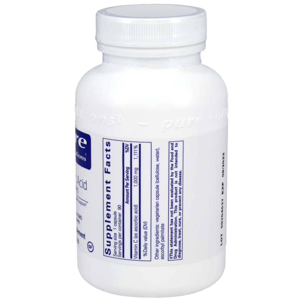 Pure Encapsulations Ascorbic Acid capsules — view 2