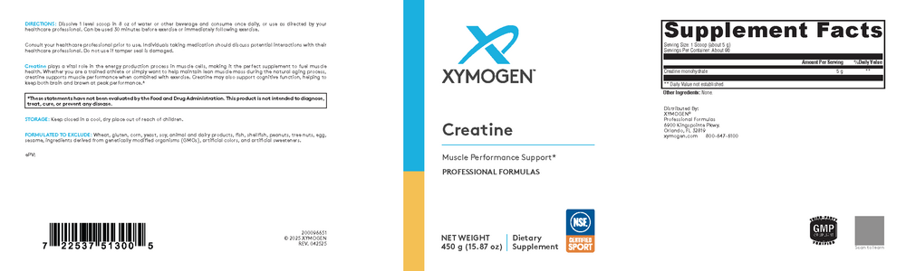 Xymogen Creatine — view 2
