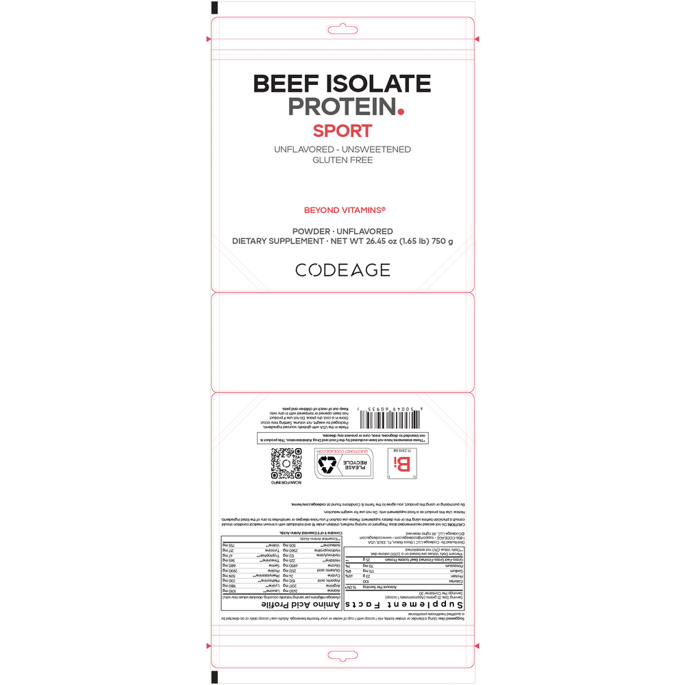 Codeage Beef Isolate Protein Powder — view 2