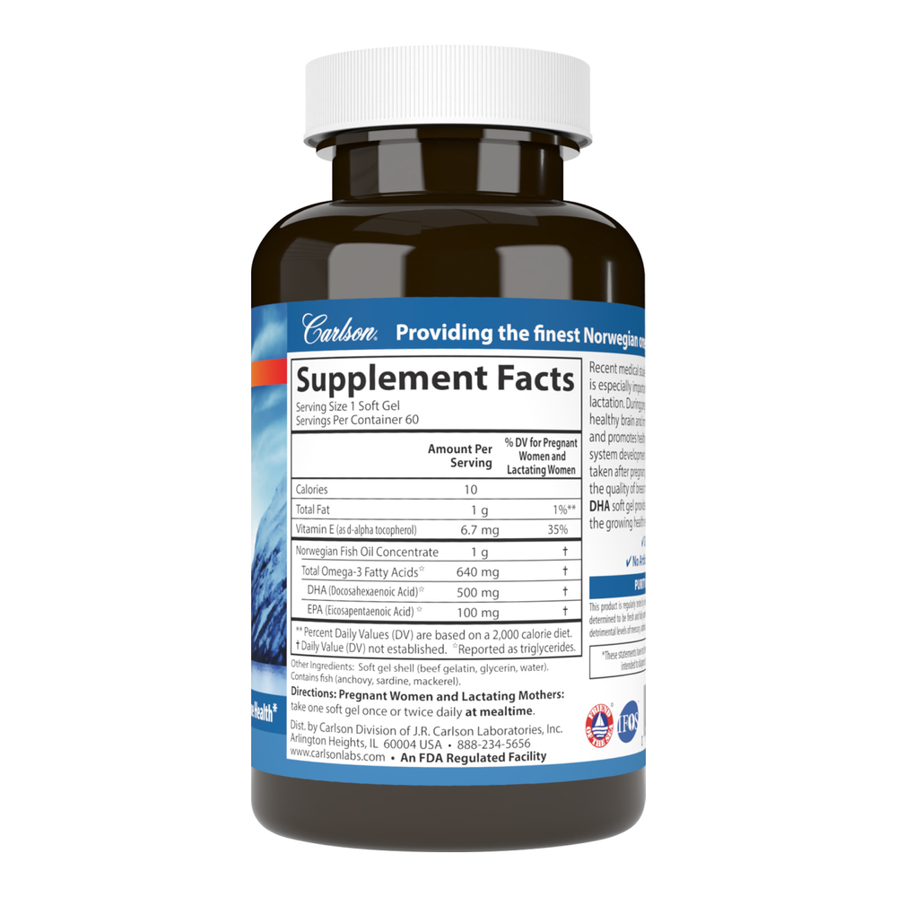 Carlson Labs Mother's DHA — view 2