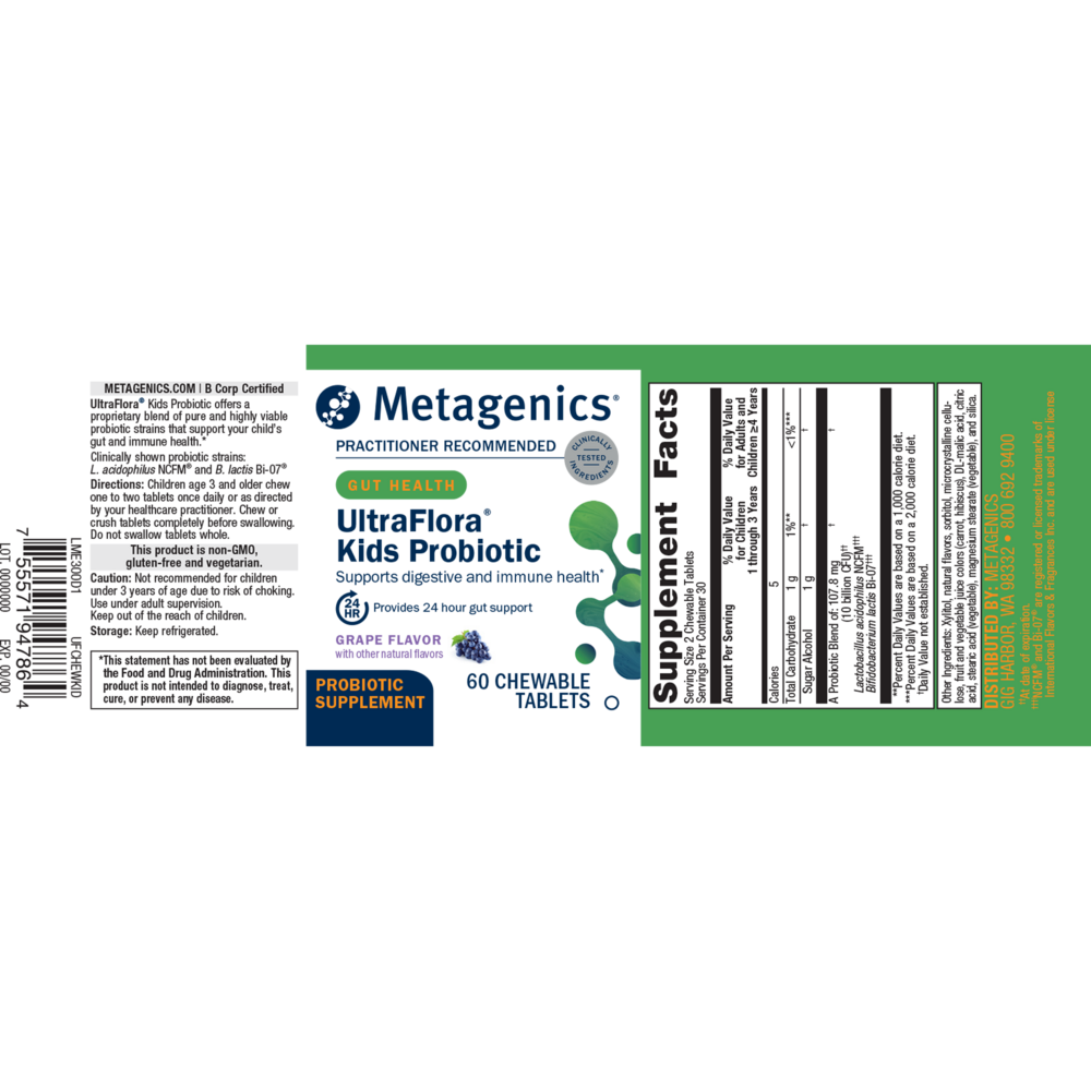 Metagenics UltraFlora Kids™ Probiotic — view 2