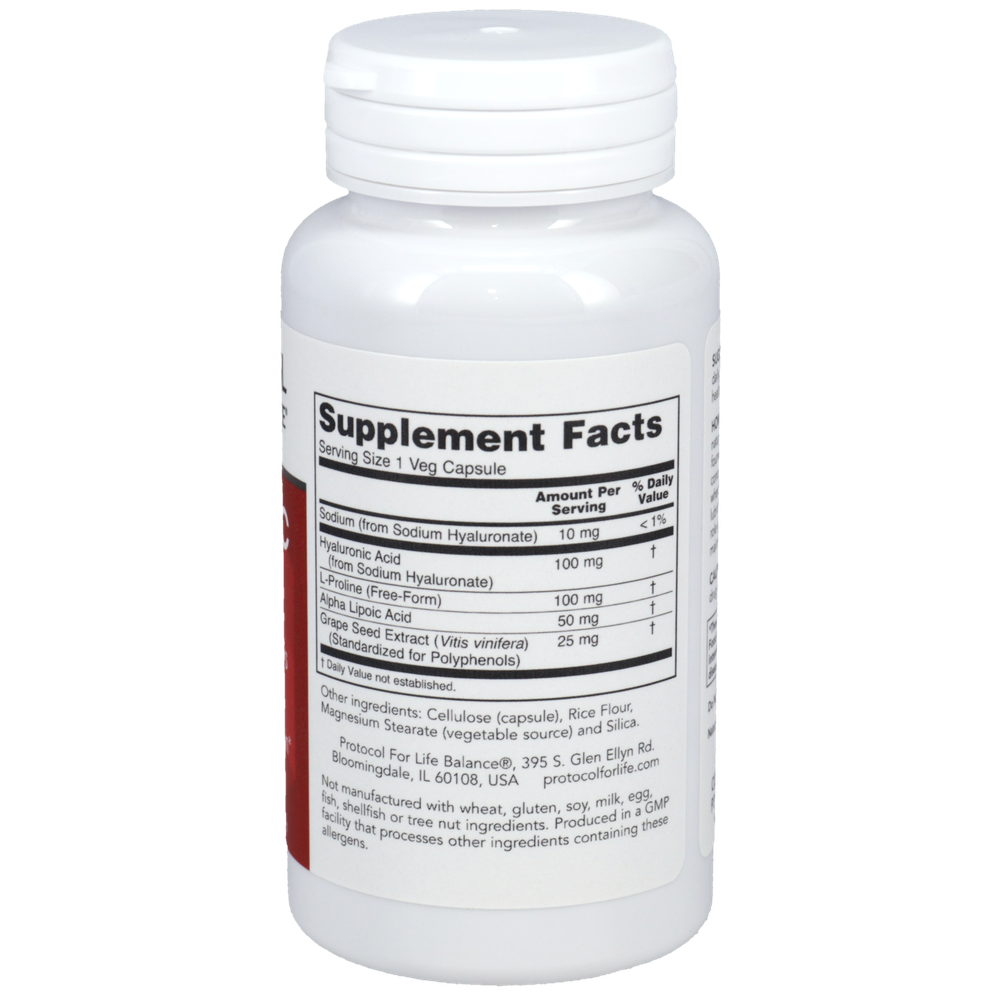 Protocol for Life Balance Hyaluronic Acid 100mg with Co-factors — view 2