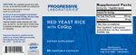 Progressive Labs Red Yeast Rice w/CoQ10 — view 2 — view 2