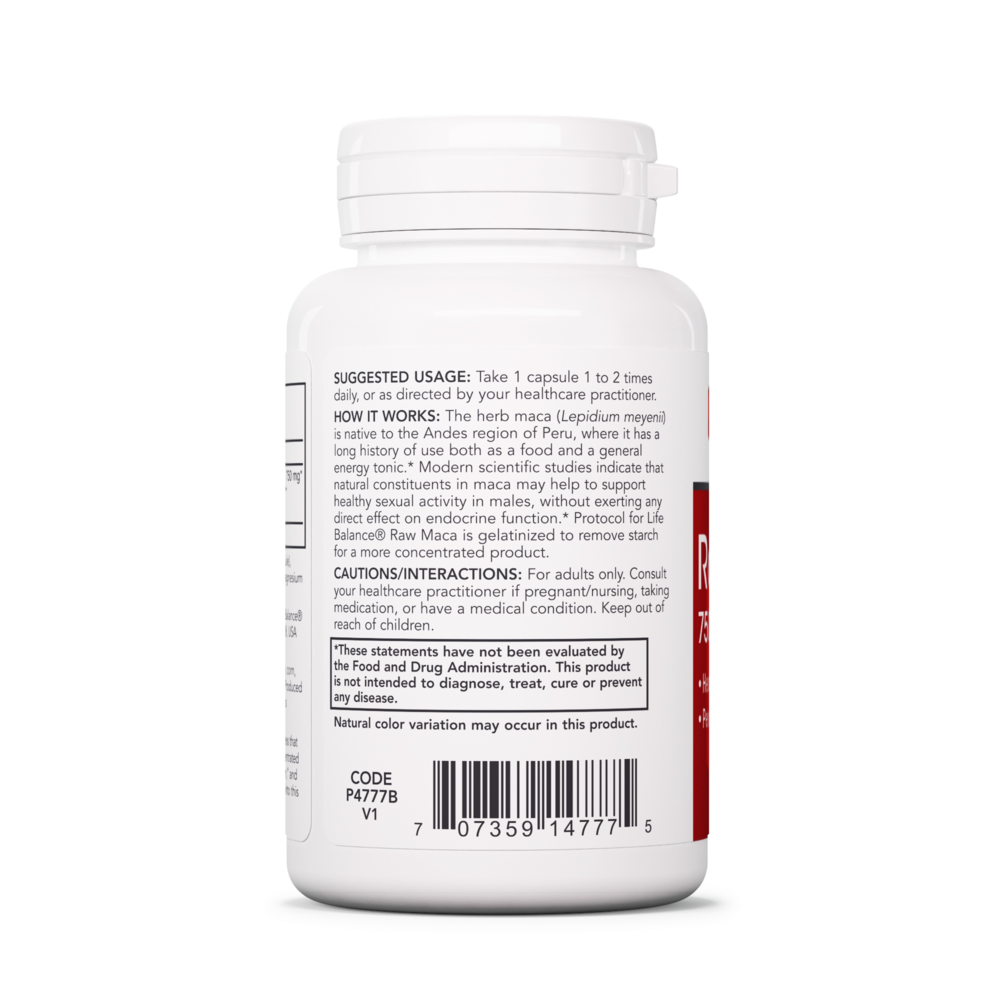 Protocol for Life Balance MACA 750mg — view 2