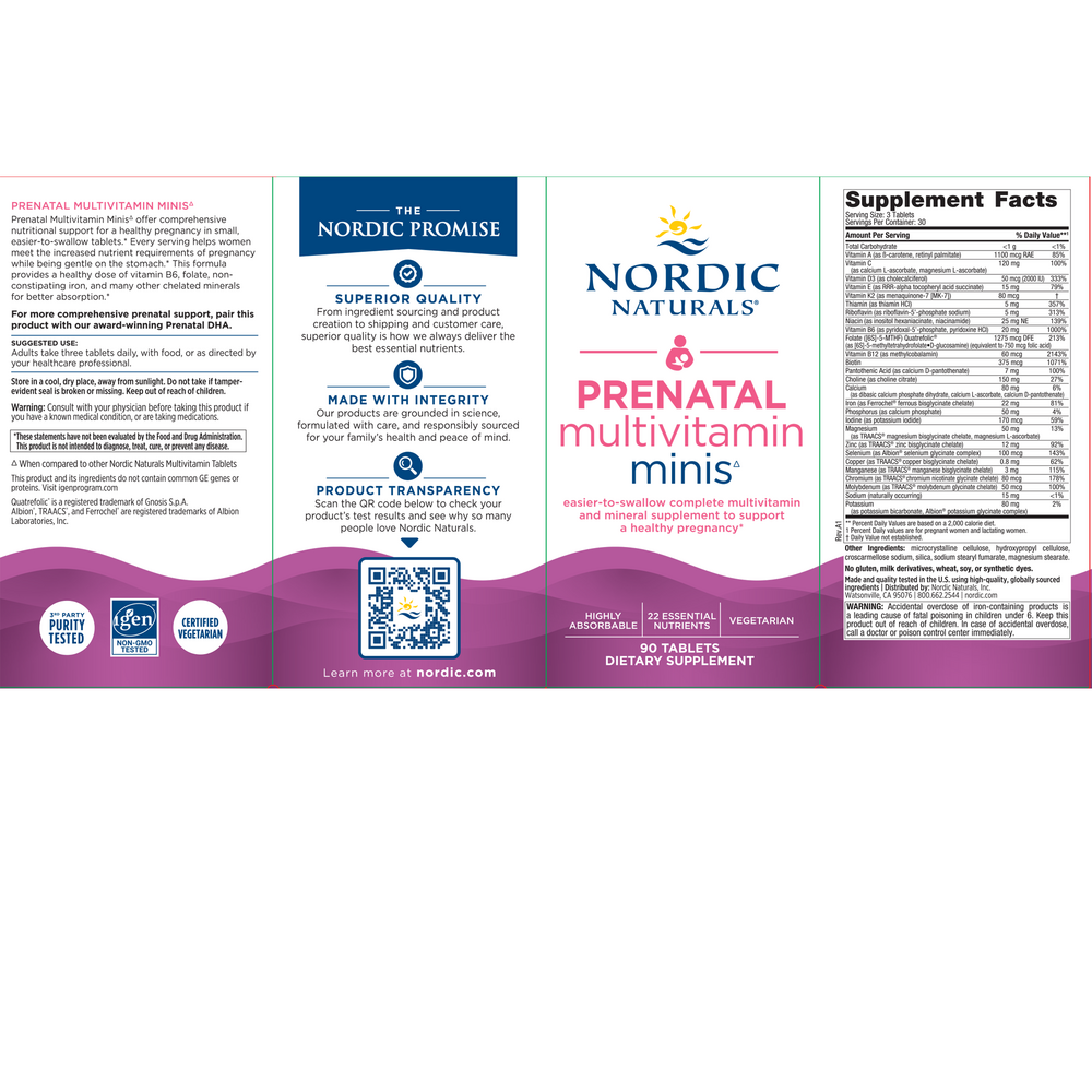 Nordic Naturals Prenatal Multivitamin Minis — view 2