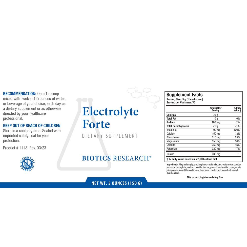 Biotics Research Electrolyte Forte — view 2