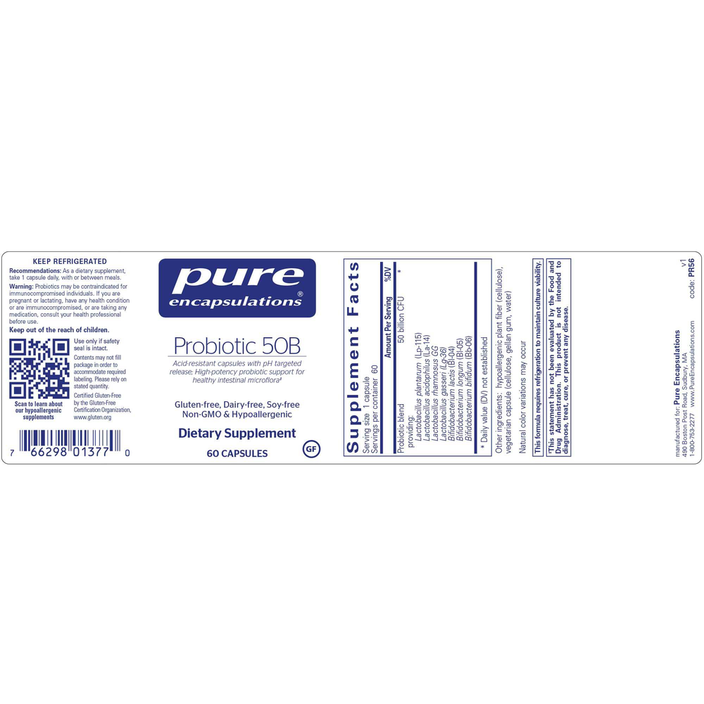 Pure Encapsulations Probiotic 50B — view 2