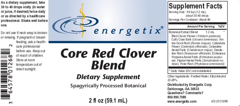 Energetix Core Red Clover Blend — view 2