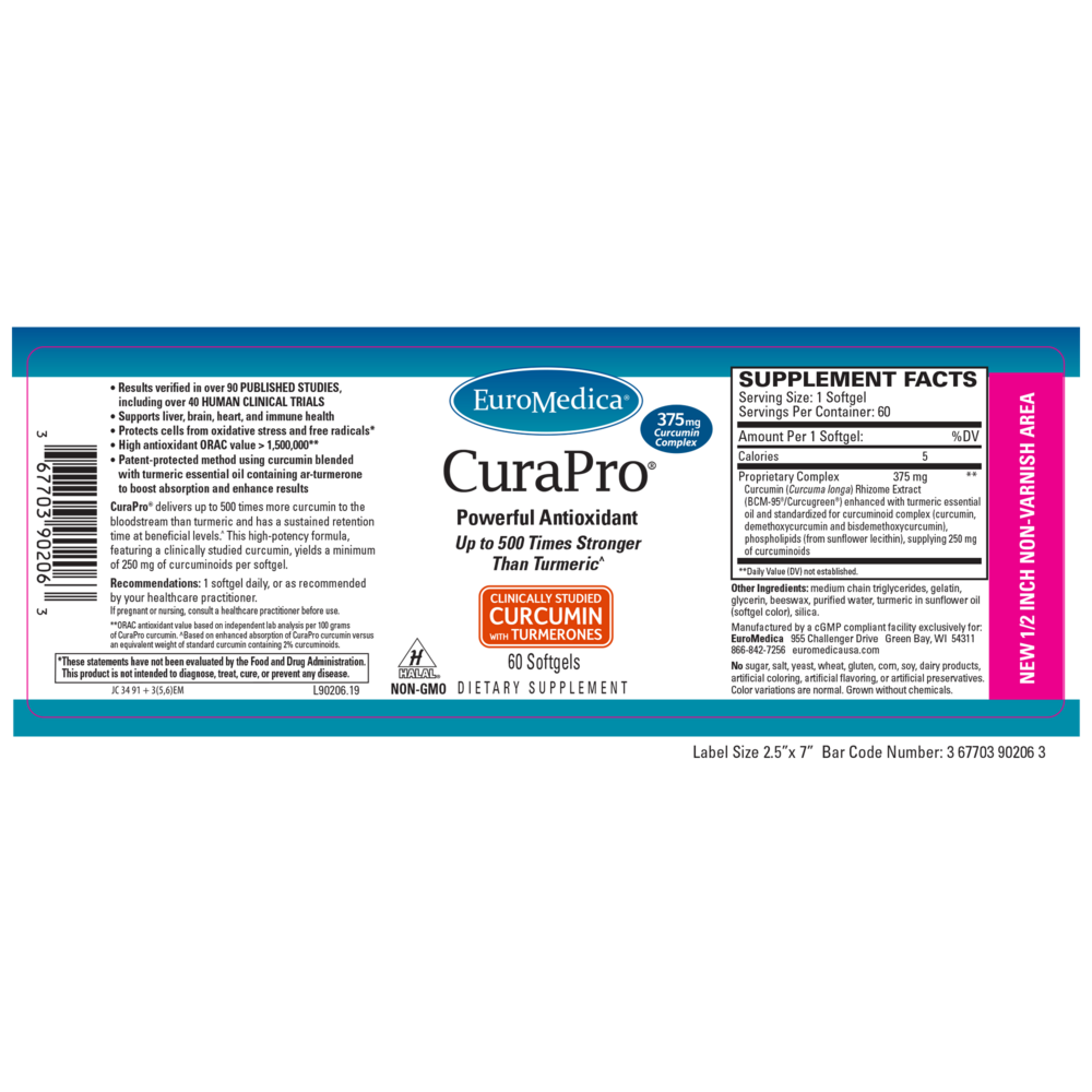 EuroMedica CuraPro® 375mg — view 2