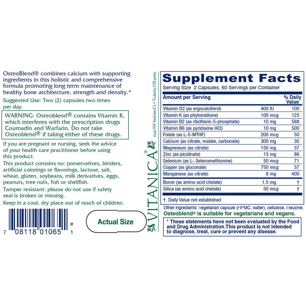 Vitanica Osteoblend — view 2