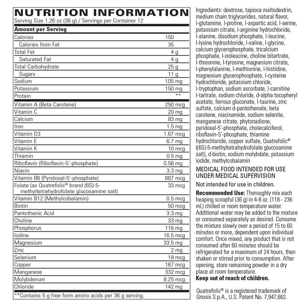 Integrative Therapeutics Physicians Elemental Diet Powder — view 2