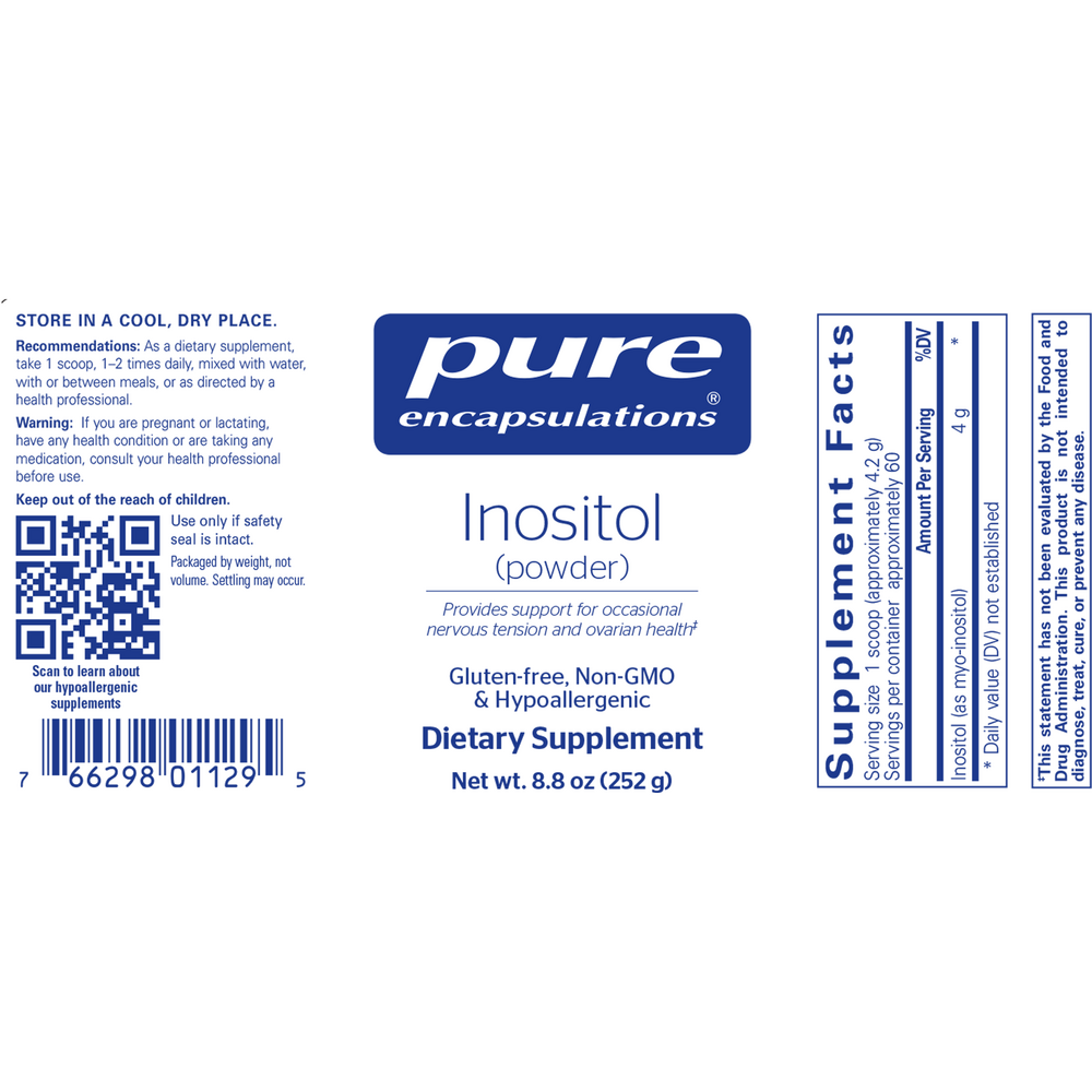Pure Encapsulations Inositol (Powder) — view 2