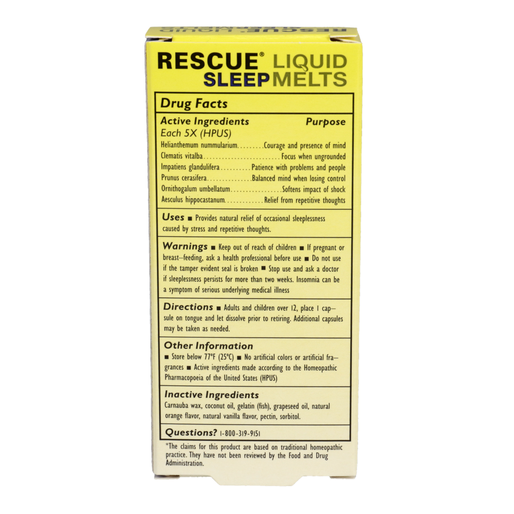 Nelson Bach Rescue Sleep Liquid Melts — view 2