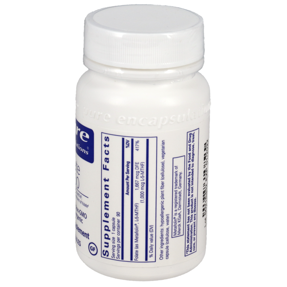 Pure Encapsulations Folate 1000 — view 2