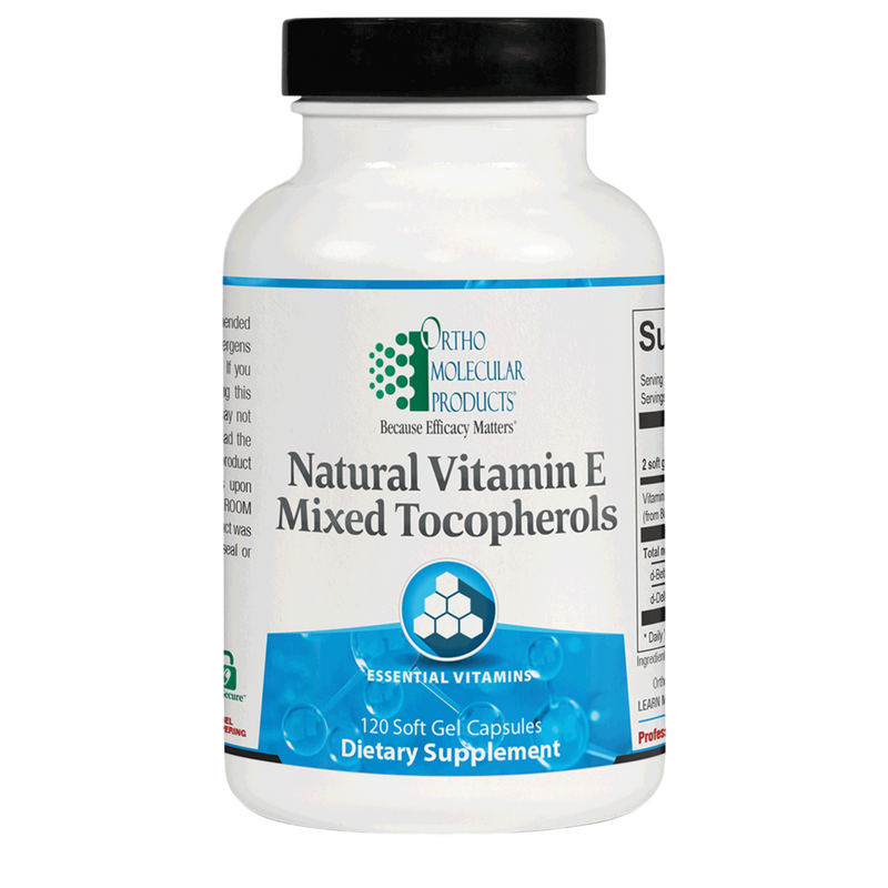 Ortho Molecular Products Vitamin E Mixed Tocopherols