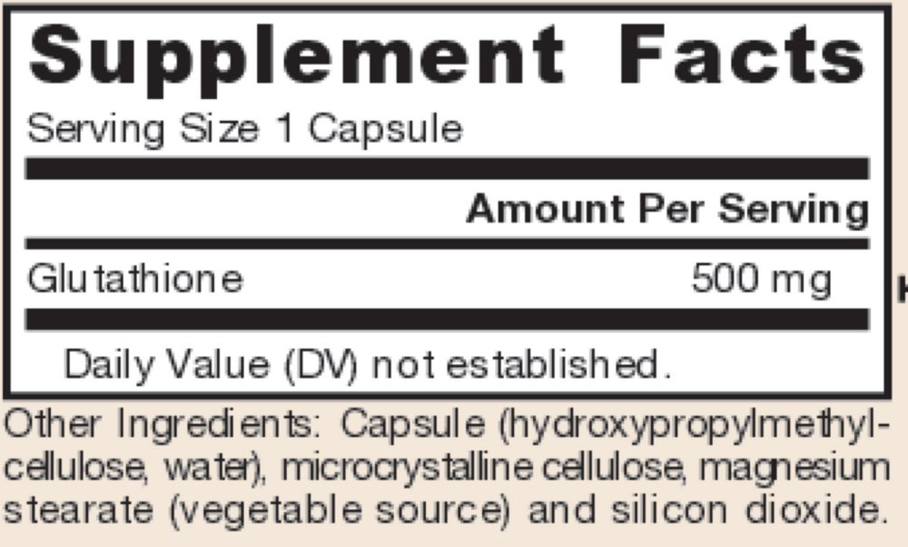 Jarrow Formulas Reduced Glutathione 500mg — view 3