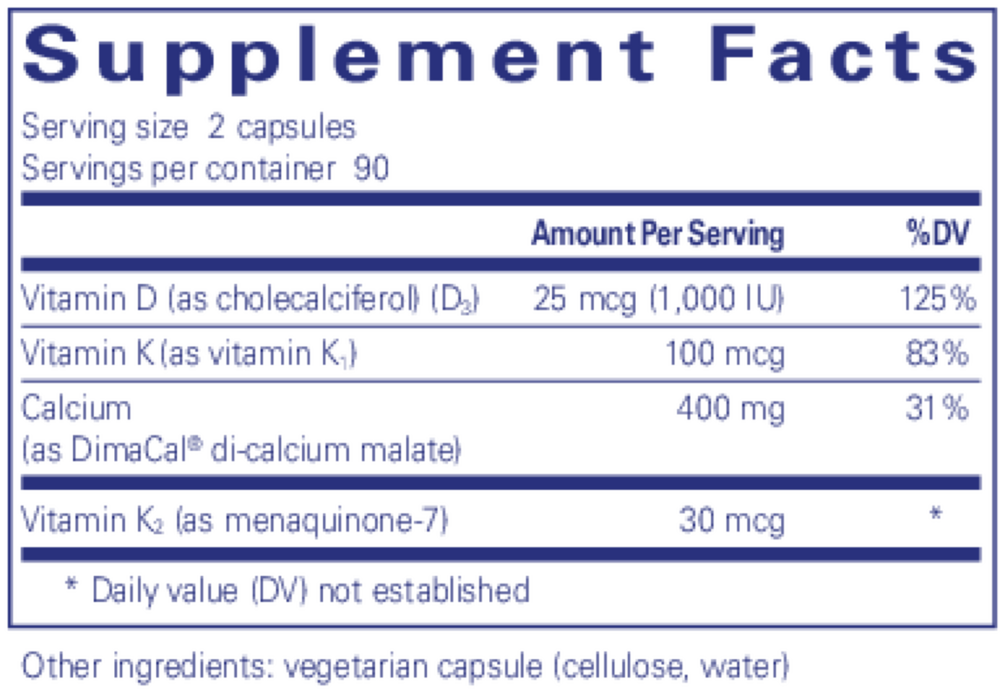 Pure Encapsulations Calcium K/D — view 3