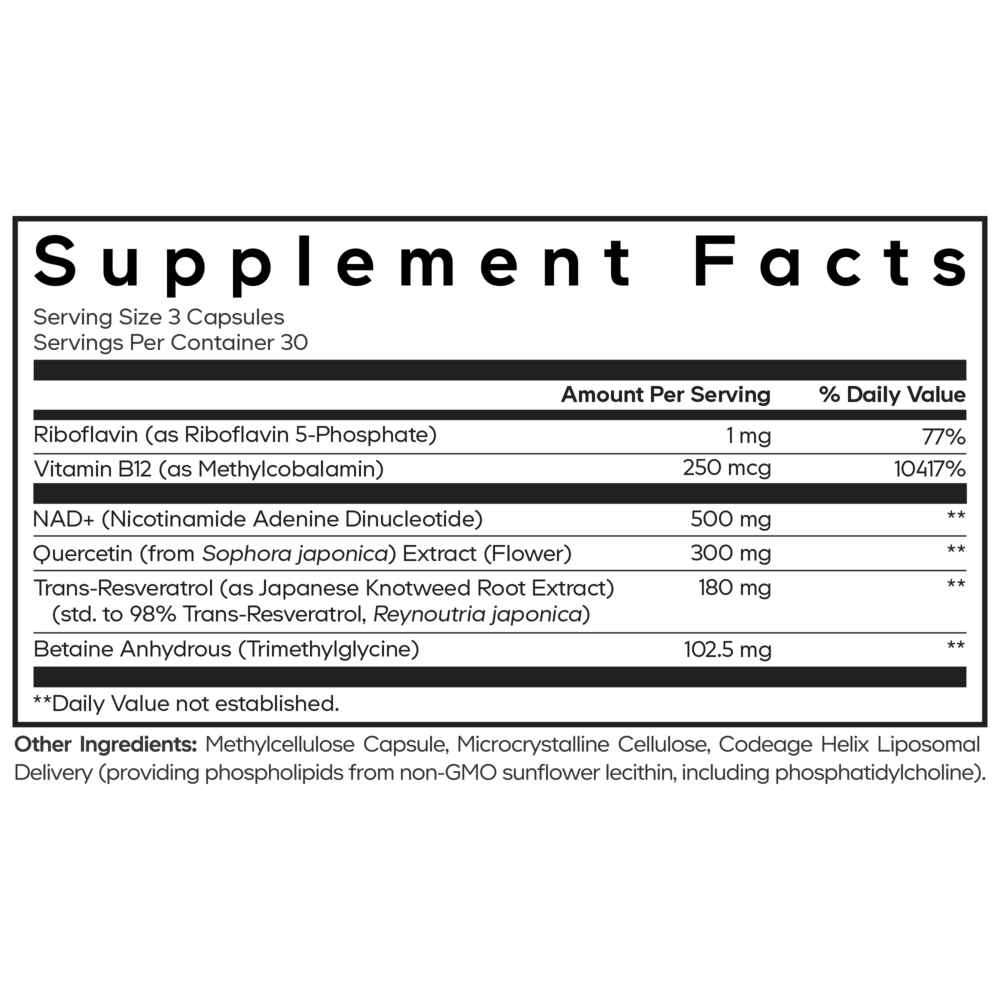 Codeage Liposomal NAD+ Ultra — view 3