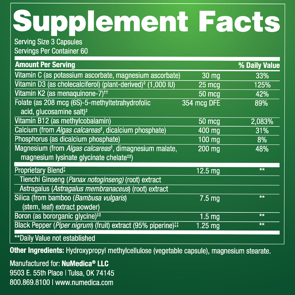 NuMedica Osteo Vegan™ — view 3