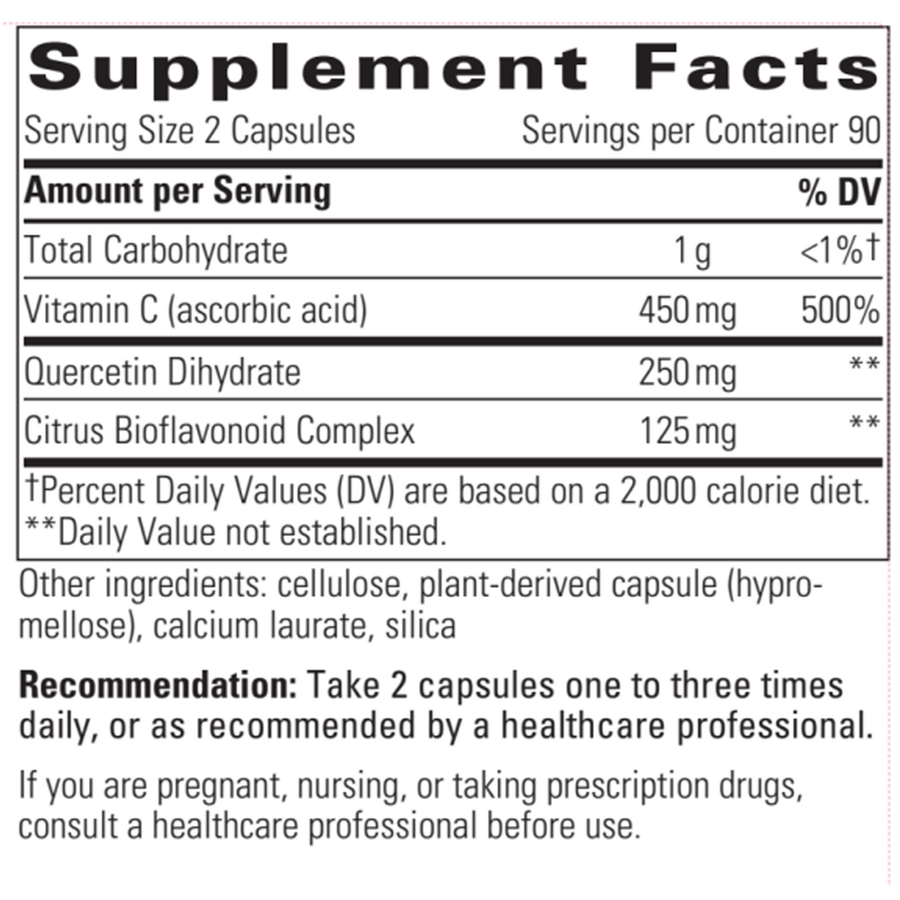 Integrative Therapeutics Vitamin C w/Quercetin — view 3
