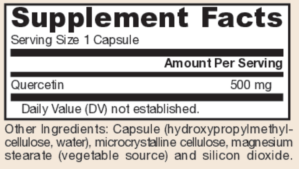 Jarrow Formulas Quercetin 500mg — view 3