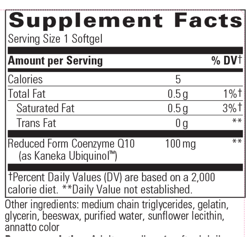 Integrative Therapeutics UBQH 100mg — view 3