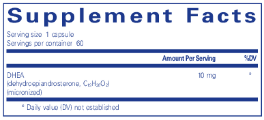 Pure Encapsulations DHEA 10mg — view 3