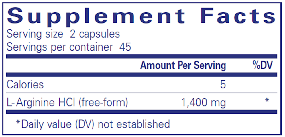 Pure Encapsulations L-Arginine — view 3