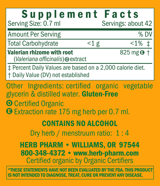 Herb Pharm Valerian Alcohol Free — view 3