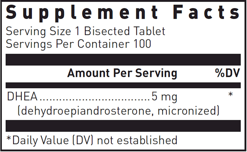 Douglas Labs DHEA 5mg Dissolvable Tablets — view 3