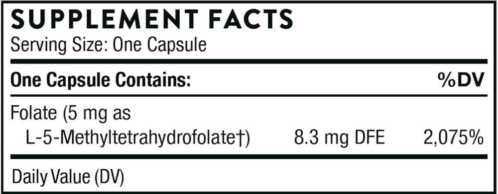 Thorne 5-MTHF 5mg — view 3