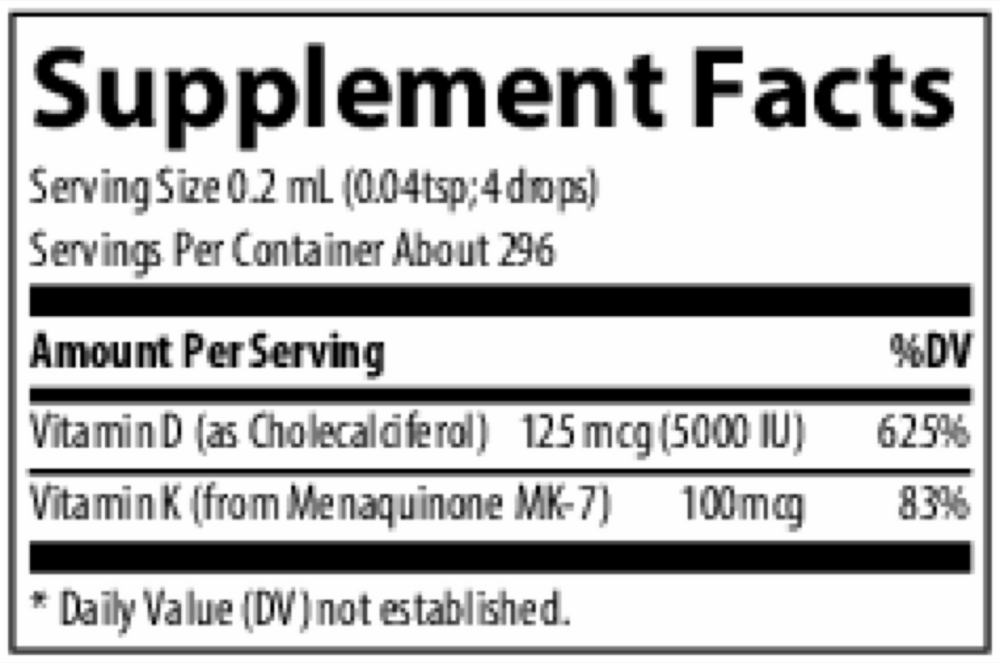Trace Minerals Research Ionic Vitamin D3 + K2 — view 3