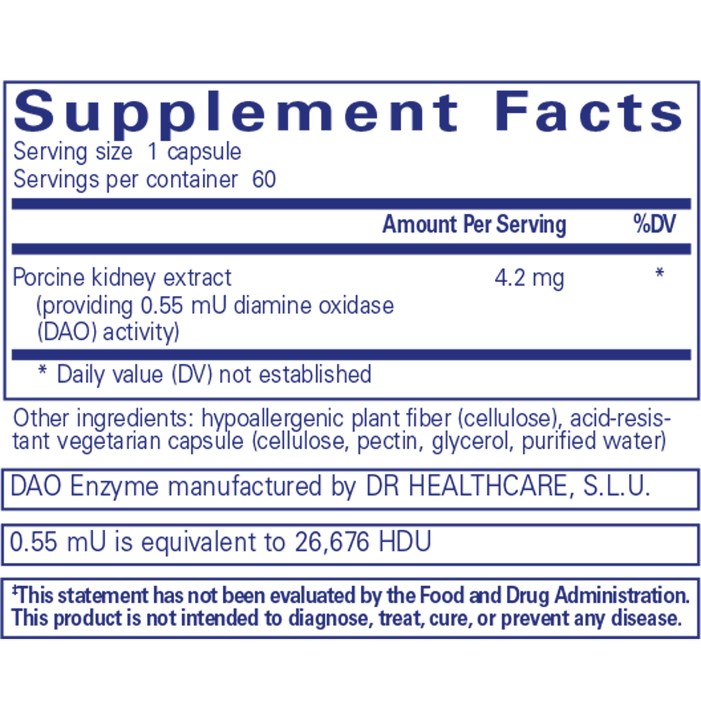 Pure Encapsulations DAO Enzyme — view 3