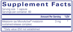 Pure Encapsulations Melatonin-SR — view 3 — view 3