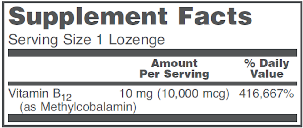 Protocol for Life Balance Methyl B12 10,000mcg — view 3
