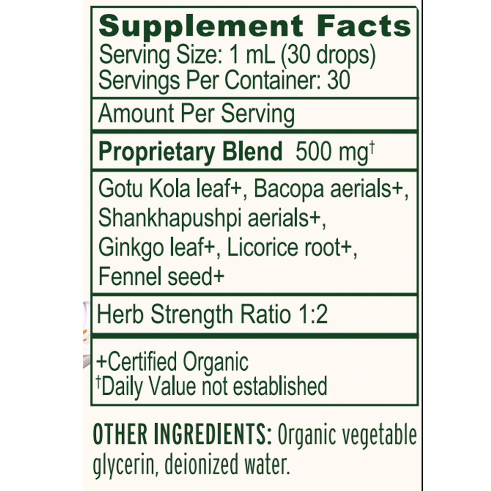 Banyan Botanicals Focus Liquid Extract, Organic — view 3