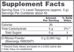 Protocol for Life Balance D-Ribose Powder — view 3 — view 3