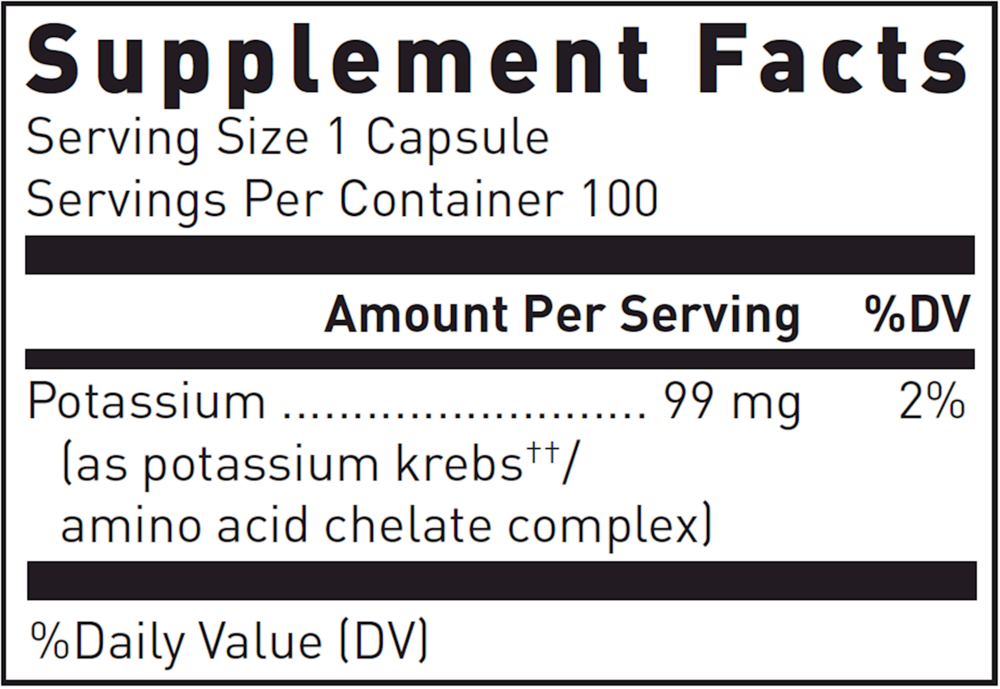 Douglas Labs Potassium Chelated — view 3