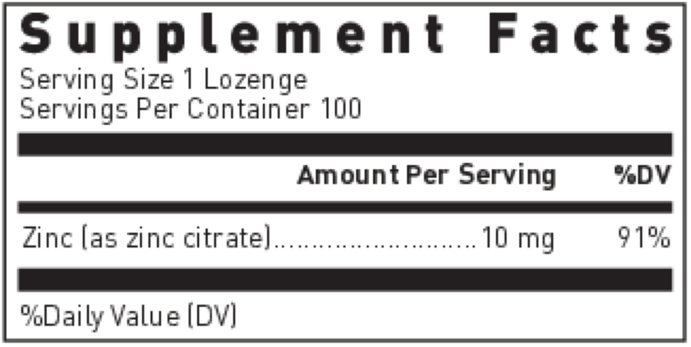 Douglas Labs Zinc Lozenges — view 3