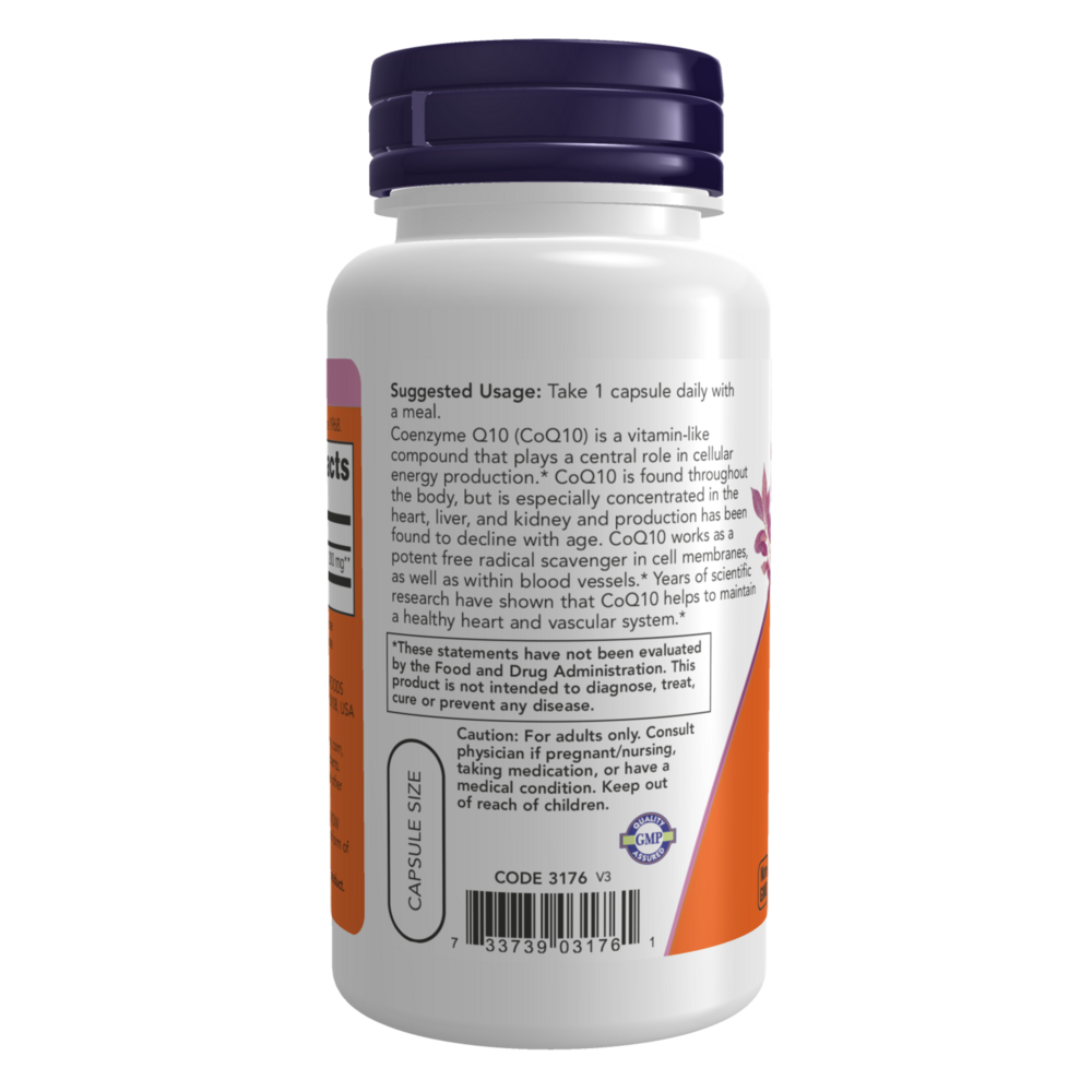 NOW Foods CoQ10 200mg — view 3