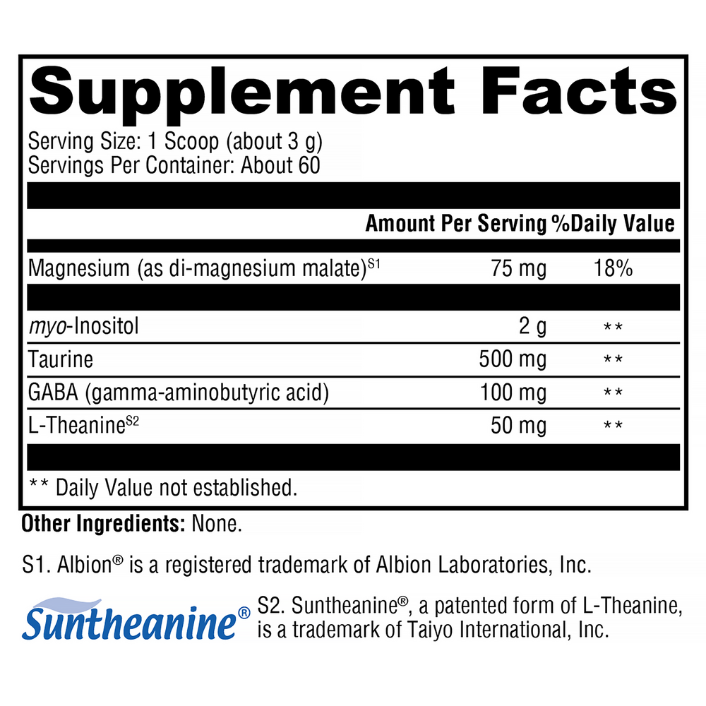 Xymogen RelaxMax Unflavored (myo-Inositol) — view 3