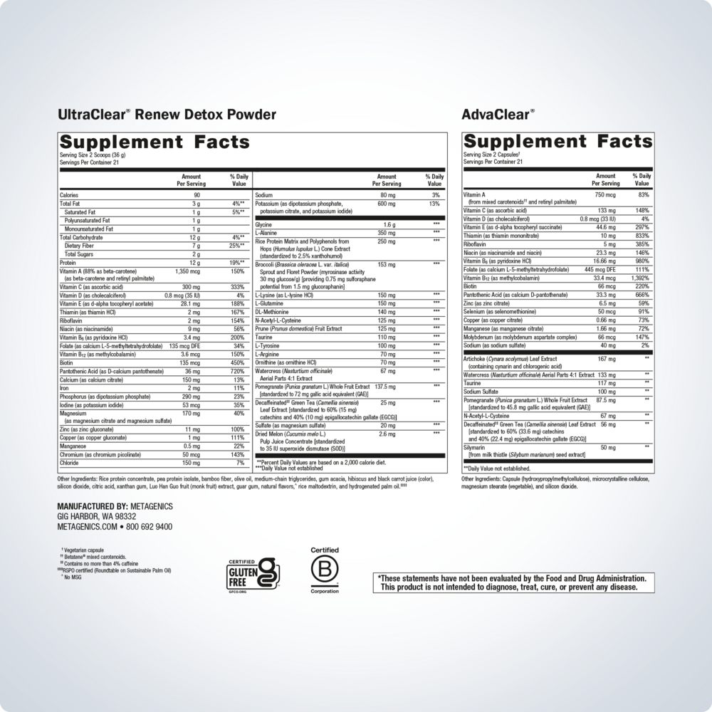 Metagenics Clear Change®10-Day Detox Program Berry — view 3
