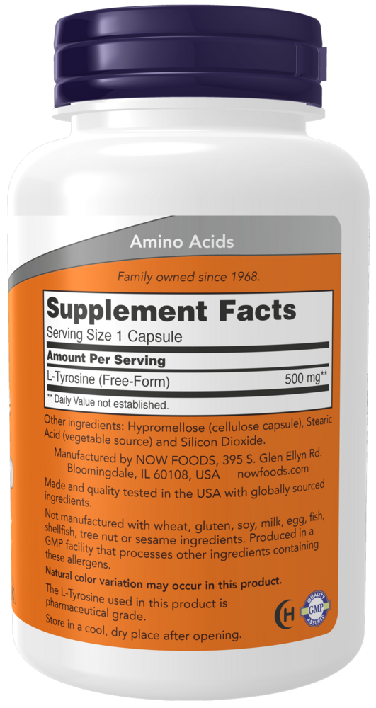 NOW Foods L-Tyrosine — view 3