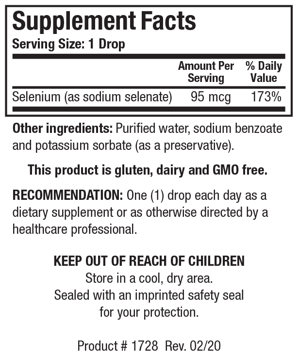 Biotics Research Aqueous Selenium™ — view 3