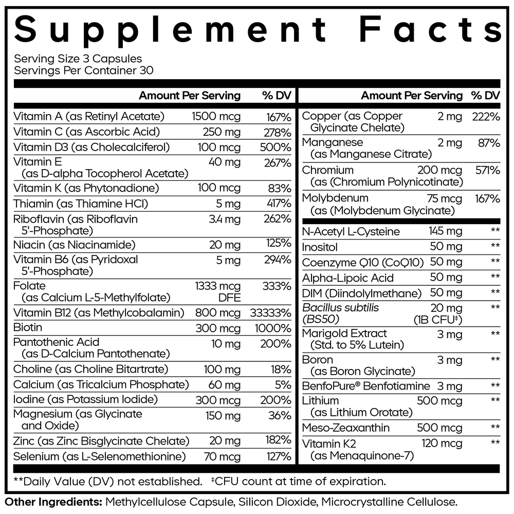 Codeage Methylated Multivitamin+ — view 3