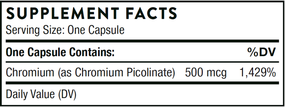 Thorne Chromium Picolinate — view 3